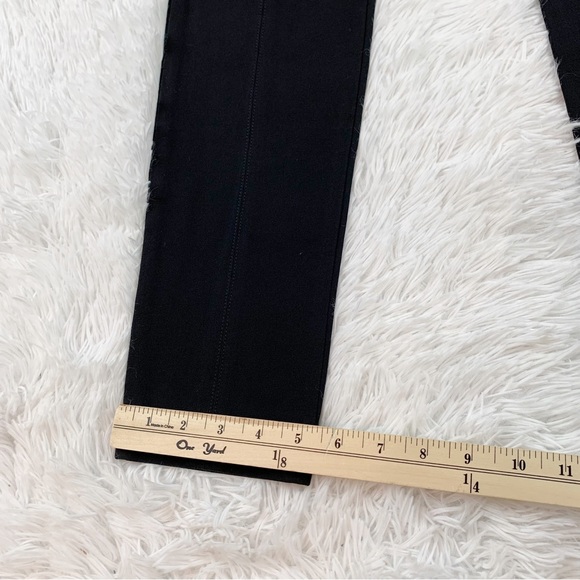 Rag & bone Annie high rise ankle skinny pants gold zipper accent elastic waist - Picture 4 of 11